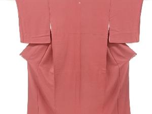 リサイクル　織り柄一つ紋色無地着物